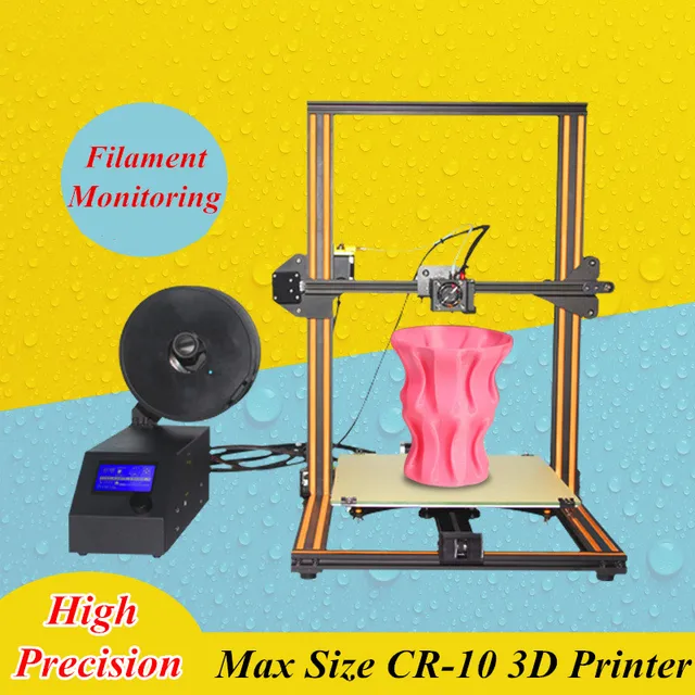 Cheap Large Size Customized Level 3D Printers Creality CR-10 Series Dual-Leading-Screws Rod DIY 3D Printer Kit With Supplies Alarm Cheap Large Size Customized Level 3D Printers Creality CR-10 Series Dual-Leading-Screws Rod DIY 3D Printer Kit With Supplies Alarm