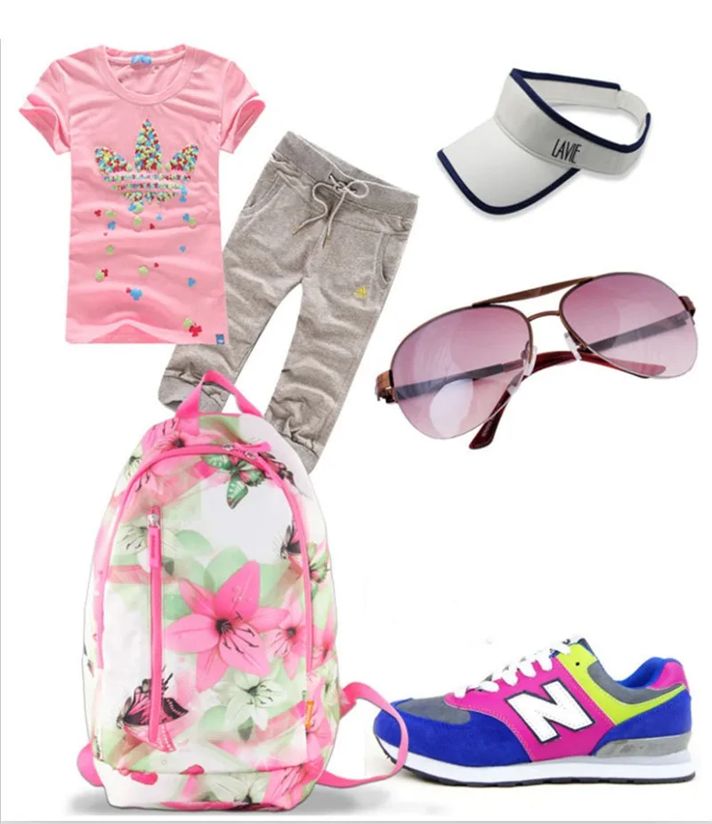 2018 New Summer Flower Printed Sports Backpack Multi-functional Shoulder Mommy Diaper Bags Mother and Child out Package11