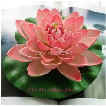 

Wholesale 100pcs - PU Lotus Free Shipping Water Lily Home Decorative Artificial Flowers Wedding Garden Party Swimming Pool Hotel
