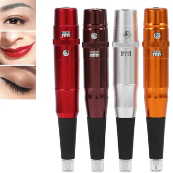 

Permanent Eyebrow Lip Eyeliner Tattoo Pen Machine Microblading Mute Needle Makeup Rotary Tattoo Pen Body Art Beauty Tool EU Plug