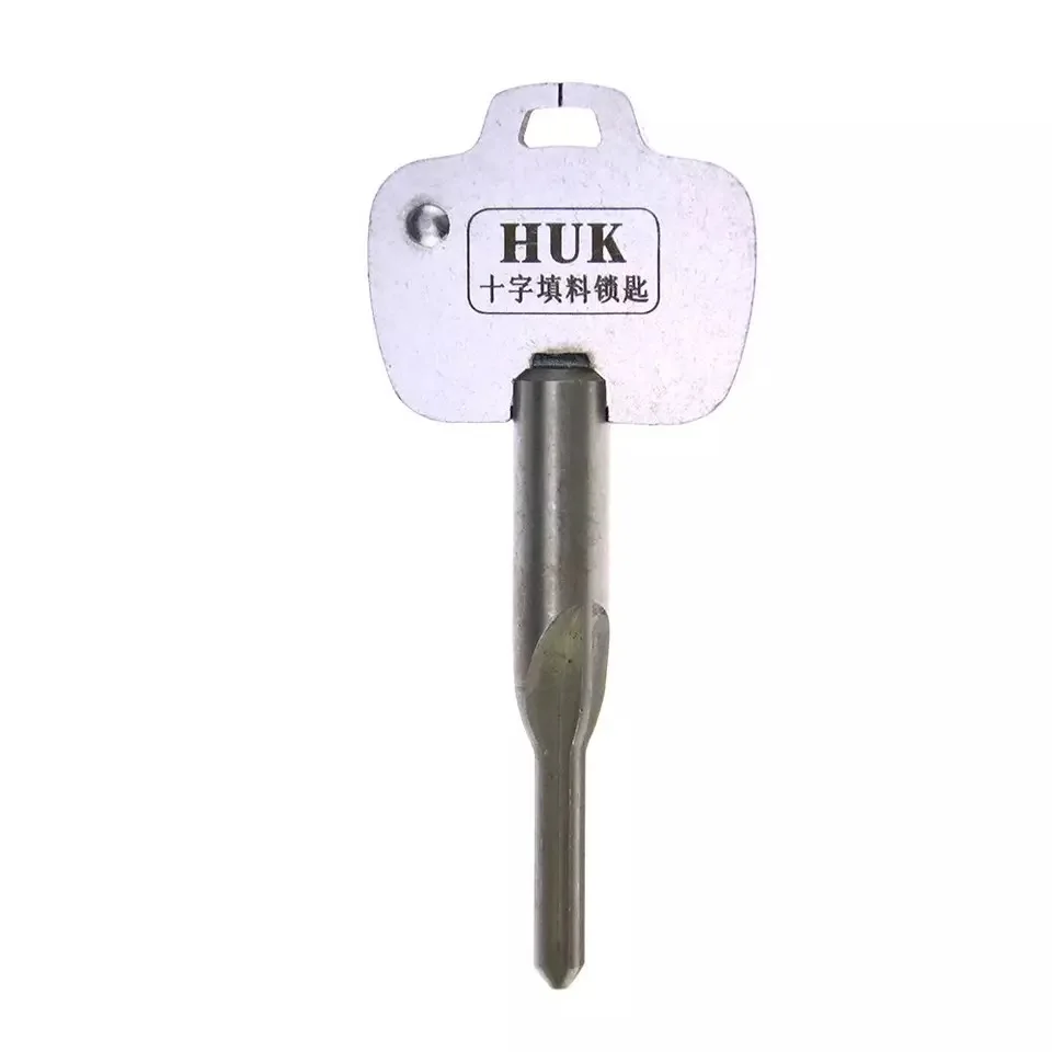 

HUK Almighty Multifunction Pick Master Cross Key Locksmith Tools Stainless Stell Key For Cross Lock