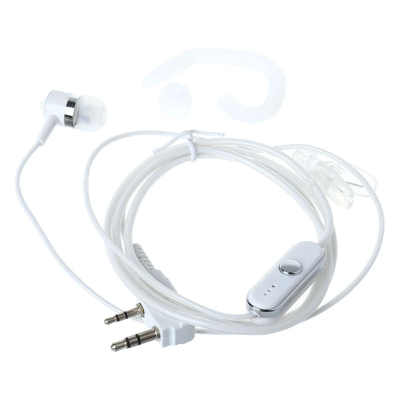 

New 2Pin Sports Earpiece Headset Earphone with PTT MIC for Baofeng UV-5R Retevis hot