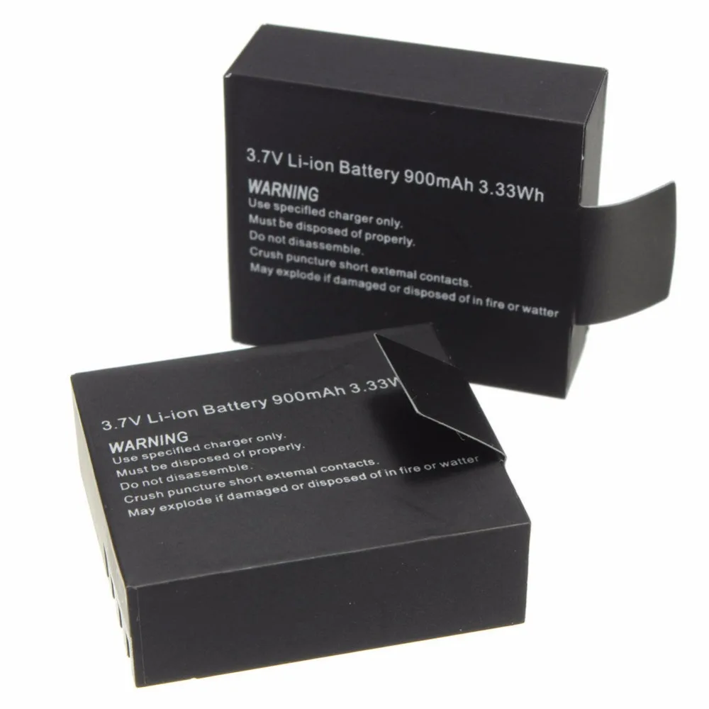 Новый литий-ионный аккумулятор 3 7 в 900 мАч для SJ4000 WiFi SJ5000 SJ6000 WIFi M10 SJ5000x Спортивная