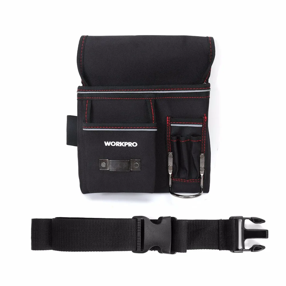 WORKPRO belt bag Multifunction Belt Tool Pouch Electrician Waist Tool Bag Tool Holder Convenient Work Organizer