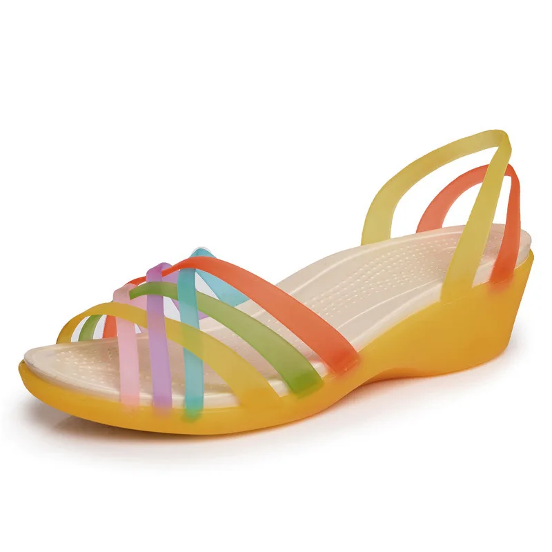 croc jelly sandals sandals 2017 summer new color peep toe stappy croc jelly sandals sandals 2017 summer new color peep toe stappy