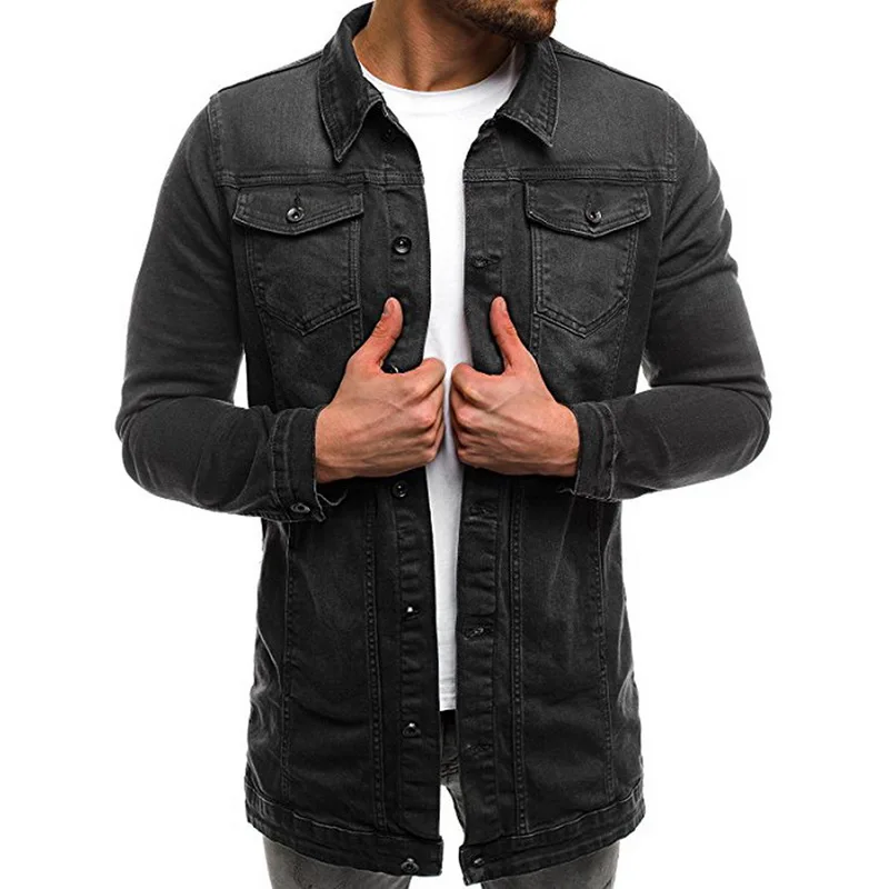 MaiMai Lai 2019 Men's Jackets & Coat Autumn Brand New Denim Jacket Solid Fashion Hip Pop Casual High Quality Male Denim Coats MaiMai Lai 2019 Men's Jackets & Coat Autumn Brand New Denim Jacket Solid Fashion Hip Pop Casual High Quality Male Denim Coats