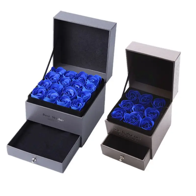 rose gift box artificial flowers  (26)