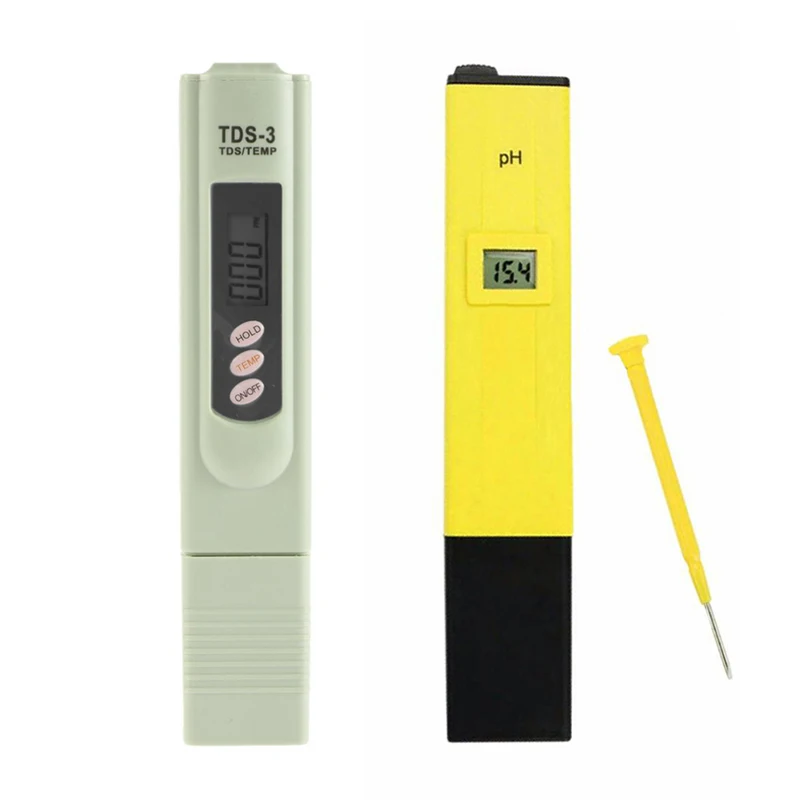 

Digital PH Meter Pen + Automatic TDS Meter Water Quality Analyser Monitor Acidity Meter Tester for Aquarium Swimming Pool
