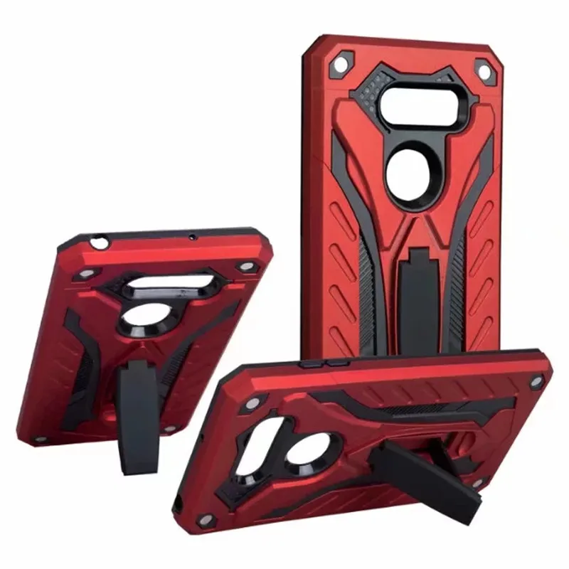 

For LG V30 case Rugged Layer Armor Hybrid Shockproof Back Cover For LG G6 Full Protective Stand Holder Coque Capa Shell Fundas