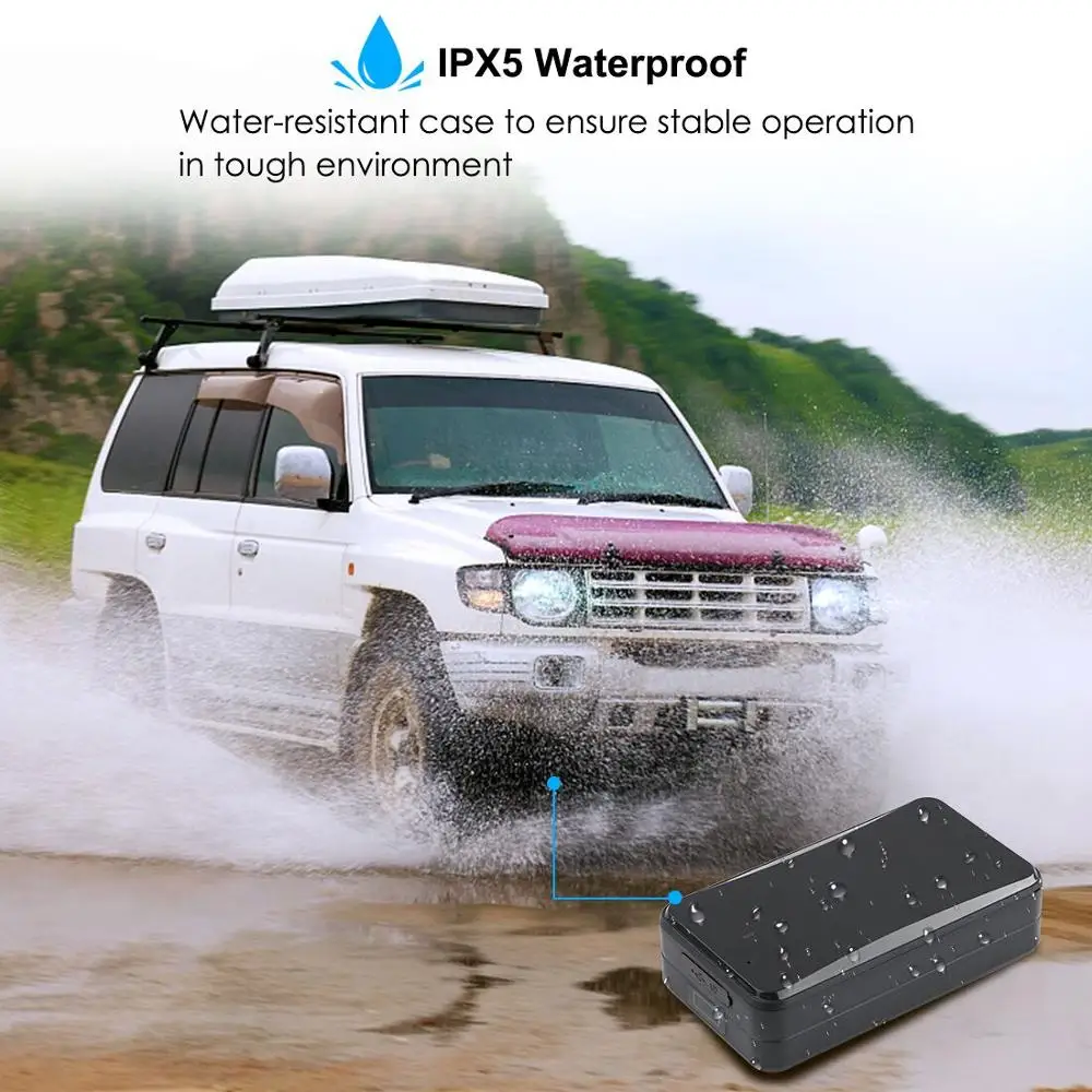 Автомобильный GPS трекер Concox AT4 10000 мАч водонепроницаемый IPX5|vehicle gps tracker|gps trackergps