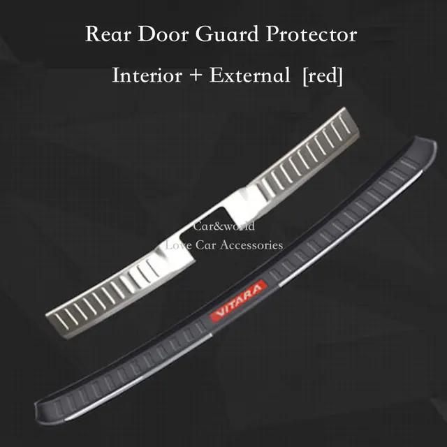 Buy For 2015 2016 Suzuki Vitara Rear Bumper Protector