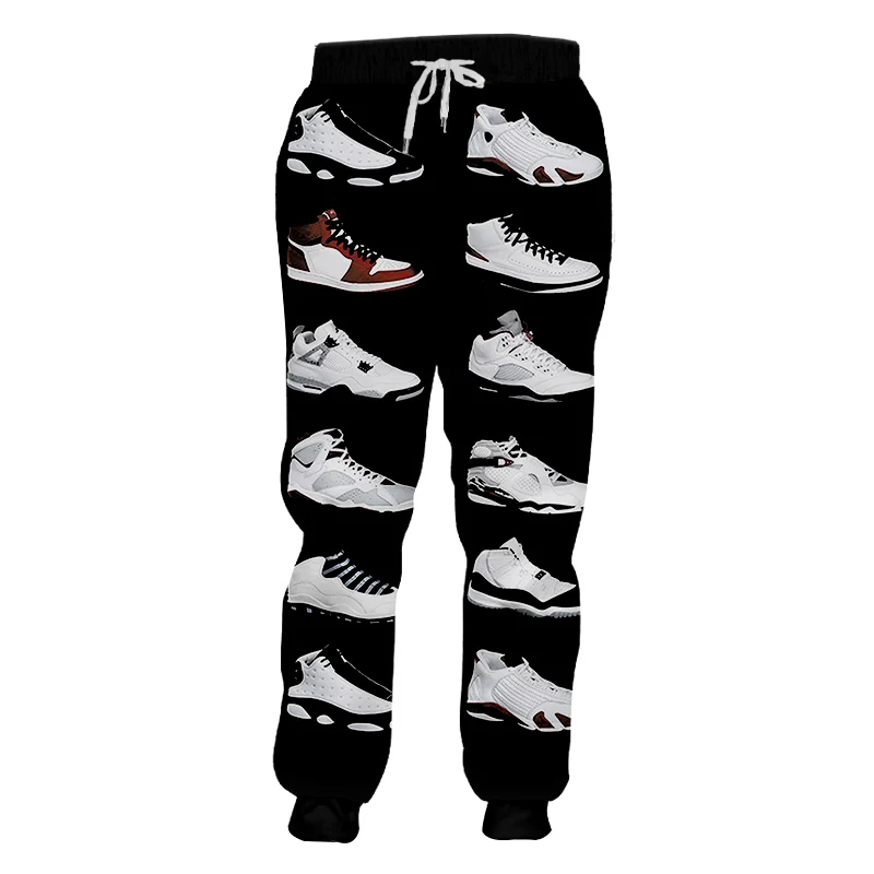 slim fit golf trousers UJWI New Funny Robot Sweatpants 3D Printed Man Micheal Pants leaf Dollar Joggers Dropshipping Hot basketball Trousers Sweatpants Sweatpants