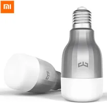 5 шт. Xiaomi Yeelight светодиодная «Умная» лампа E27 9 Вт 600 Люмен RGB лампы Wifi смарт-Управление яркая лампа для умного дома