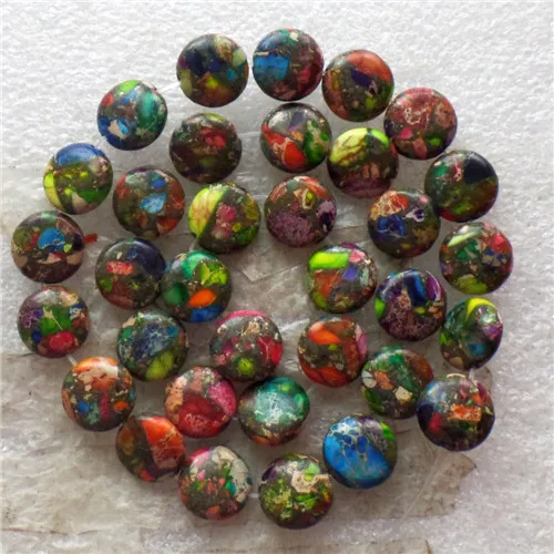 

(Min. Order is $10)1Strand Beautiful 10mm Rainbow Sea Sediment Stone & Pyrite Round Loose Bead 15.5inch S44