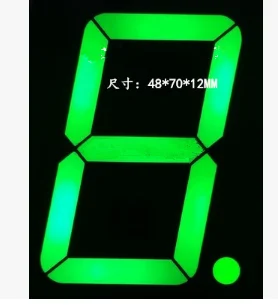 10 PCS New 1 Bit Digital Tube 2.3 inch Red/Jade Green LED Common Cathode/Anode 7 Segment Digital Display Wholesale 0 36 inch 1 2 3 4 bit led display 7 segment common cathode anode 1 2 3 4 digit 0 36inch display tube red 7segment led display