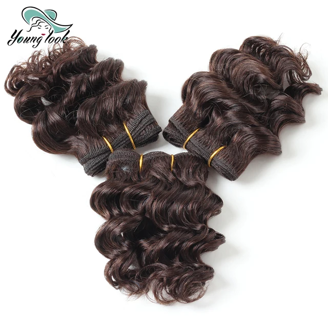 Cheap YOUNGLOOK Hair Brazilian Deep Wave Hair Bundles Deal 100% Non Remy Human Hair Extension 3pcs Available NDW #2 Hair Extension Cheap YOUNGLOOK Hair Brazilian Deep Wave Hair Bundles Deal 100% Non Remy Human Hair Extension 3pcs Available NDW #2 Hair Extension