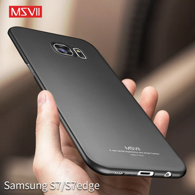 MSVII Cases for Samsung Galaxy S7 Edge Case Cover for Samsung Galaxy S7 Case Luxury Ultra-thin 360 Protection Matte Hard Coque