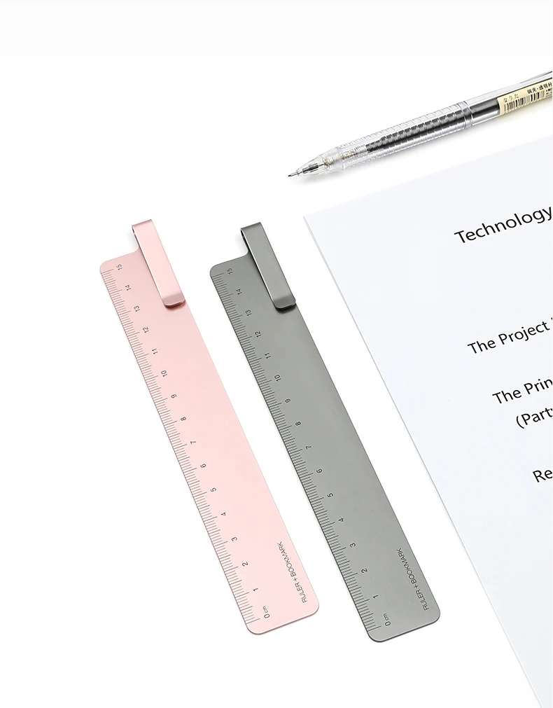 Youpin Kaco Bookmark Ruler Metal Ruler Painting Cartography Student Learning School Office Stationery Supplies metal ruler,paper bookmark