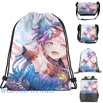 

Funny graphic print shoulder Bags women bandori yukina minato design (purple) Single shoulder backpack travel for men Gym Bag