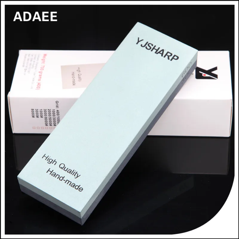 ADAEE профессиональная точилка для кухонных ножей Камень Алмазные точильные камни 400/1000 зернистость с размером 180 мм* 60 мм ABS основа h2