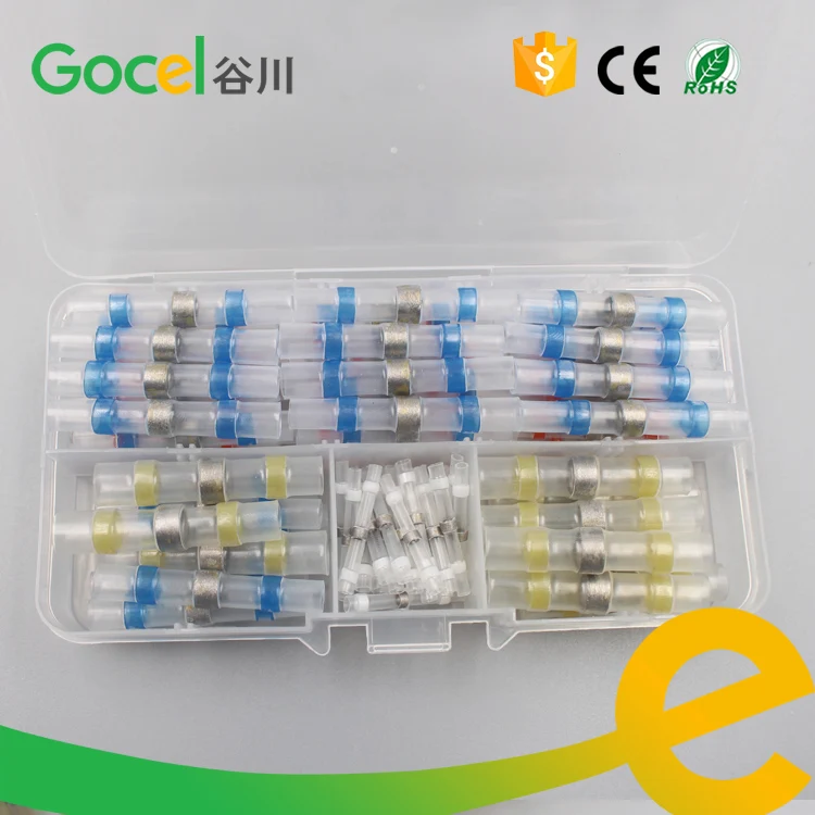 

SST series Waterproof heat shrink solder sleeve seal butt terminal connector kit