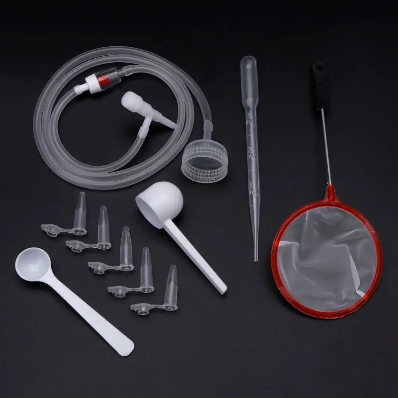 

Brine Shrimp Incubator DIY Hatching Tools Aquarium Incubate System Cap Valve Scoop Net Hose Kit Professional Simple