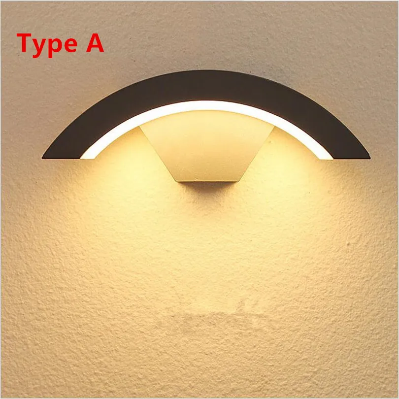 Outdoor Indoor LED Wall Light Waterproof Garden Light Wall Lamp Surface