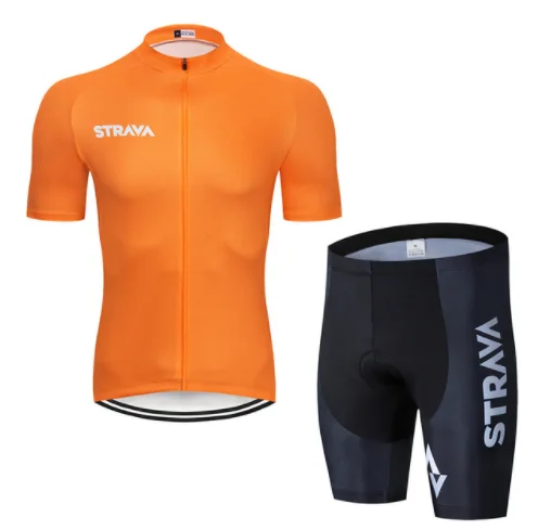 STRAVA Pro Велоспорт Kleding наборы велосипедная форма Zomer Mans Wielertrui Набор дорожный Fiets Джерси MTB fiets slijage - Цвет: Pic Color