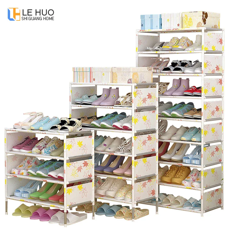 

Shoe cabinet Easy Assembled Non-woven Multi Layers Shoe Rack Shelf Storage Organizer Stand Holder Keep Room Neat Door Space Savi