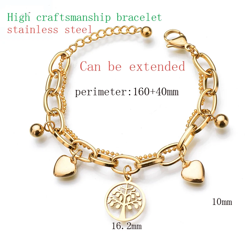 -Personality-Multilayer-Extension-Chain-Tree-Heart-Gold-Color-Stainless-Steel-Bracelets-For-Women-Gift-Drop