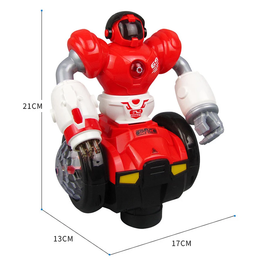 360 Вращающаяся Электронная танцевальная игрушка-робот для автомобиля, музыкальный мигающий для мальчиков, Детские интерактивные питомцы, Электронная ходящая игрушка для детей