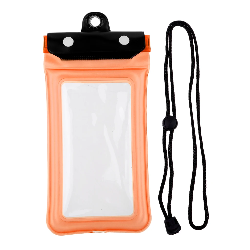 Double Locked Waterproof Phone Case Pouch Cover Holder Swimming Dive Dry Bag Fits Most Smart Phones up to 6.0