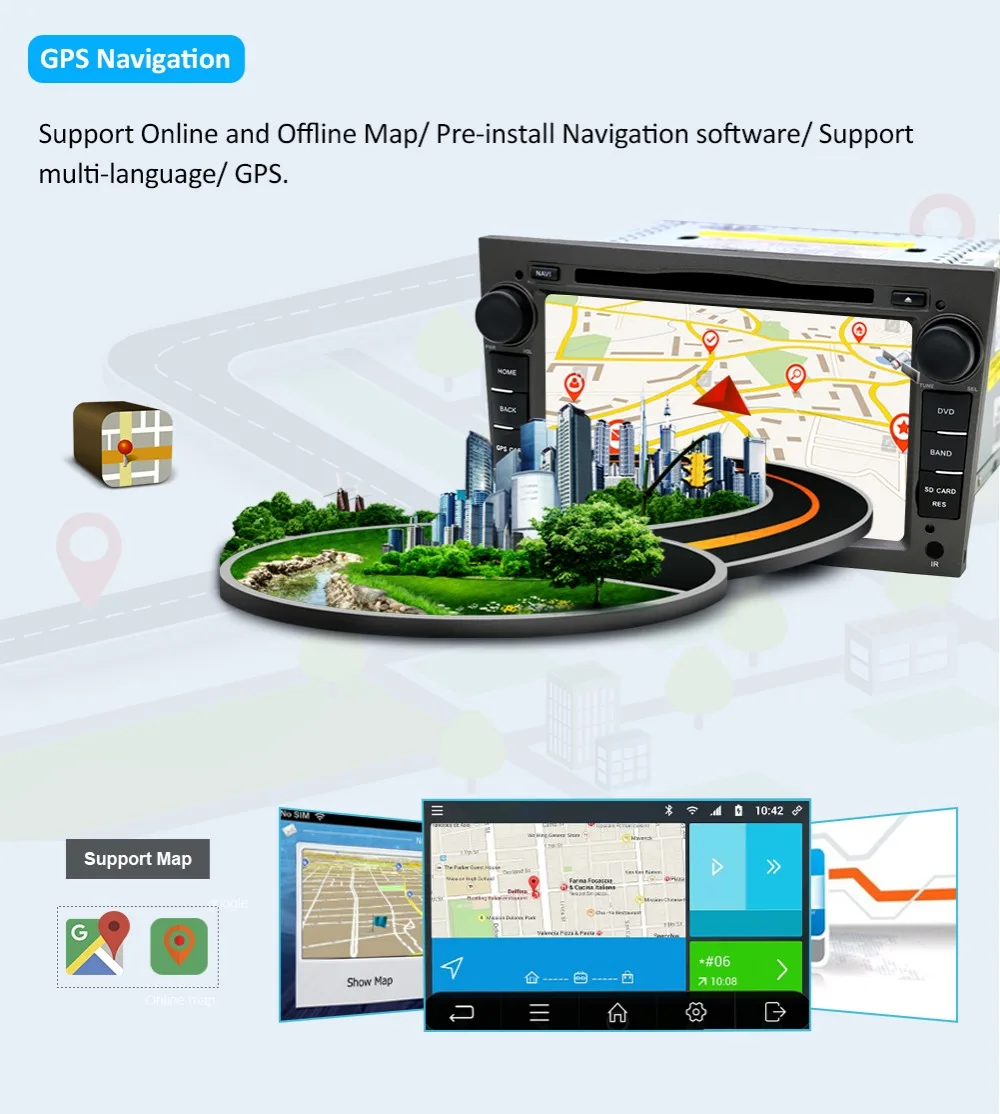 Android 9,0 2 Din автомагнитола с gps ДЛЯ Vauxhall Opel Astra H G Vectra Antara Zafira Corsa Авторадио Навигация мультимедиа SWC