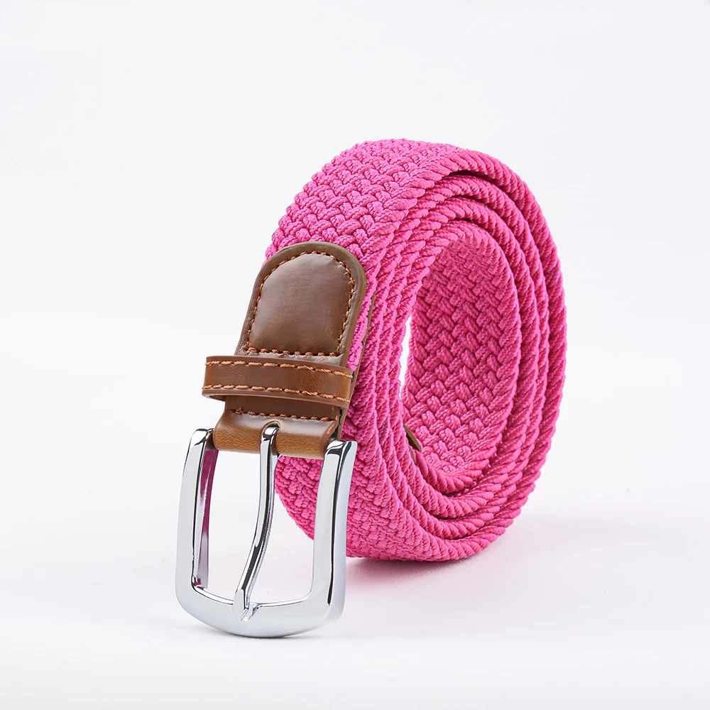 115cm Russia fashion Casual stretch woven belt Women's unisex Canvas