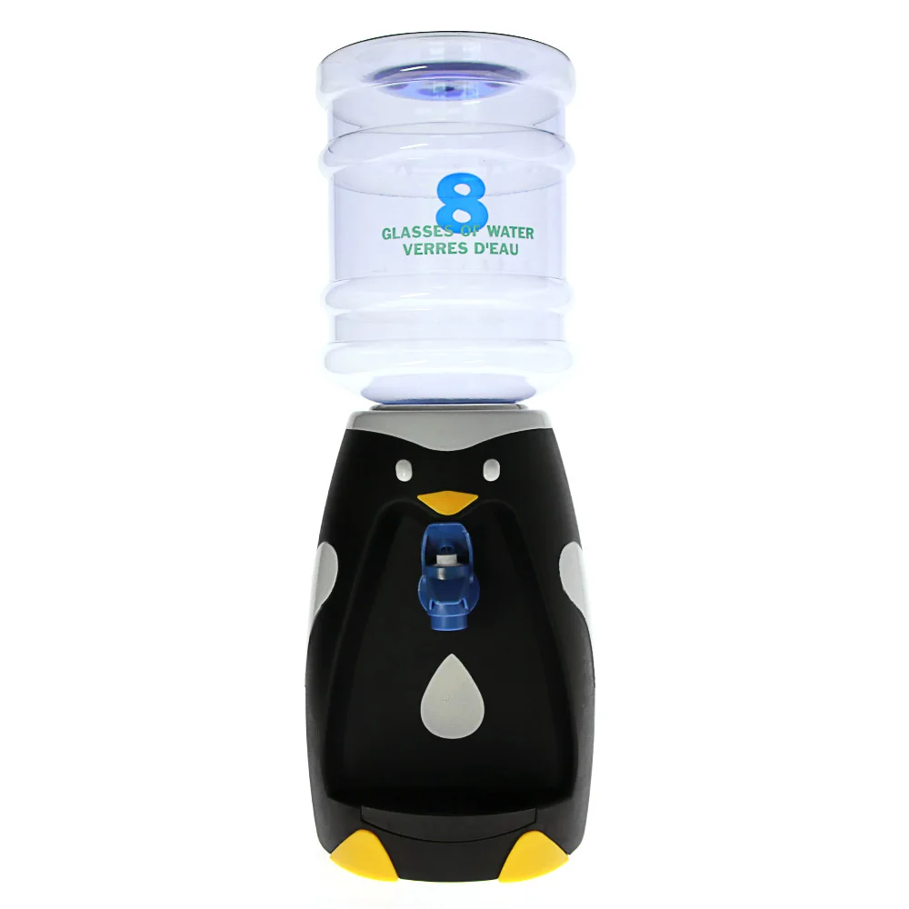 1 шт. 2,5 литров миниатюрный Пингвин диспенсер для воды мини диспенсер для напитков 8 очков мультфильм Питьевая Посуда