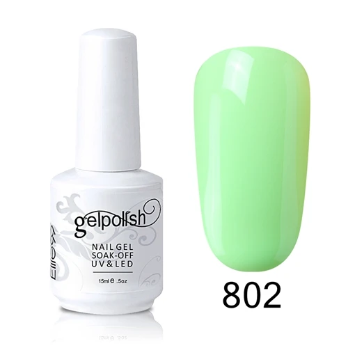 Elite99 15 пилка для ногтей стойкий Гель-лак для полировки ультрафиолетовая и Светодиодная лампа лак для ногтей DIY лак для ногтей инструменты для маникюра - Цвет: GNS802