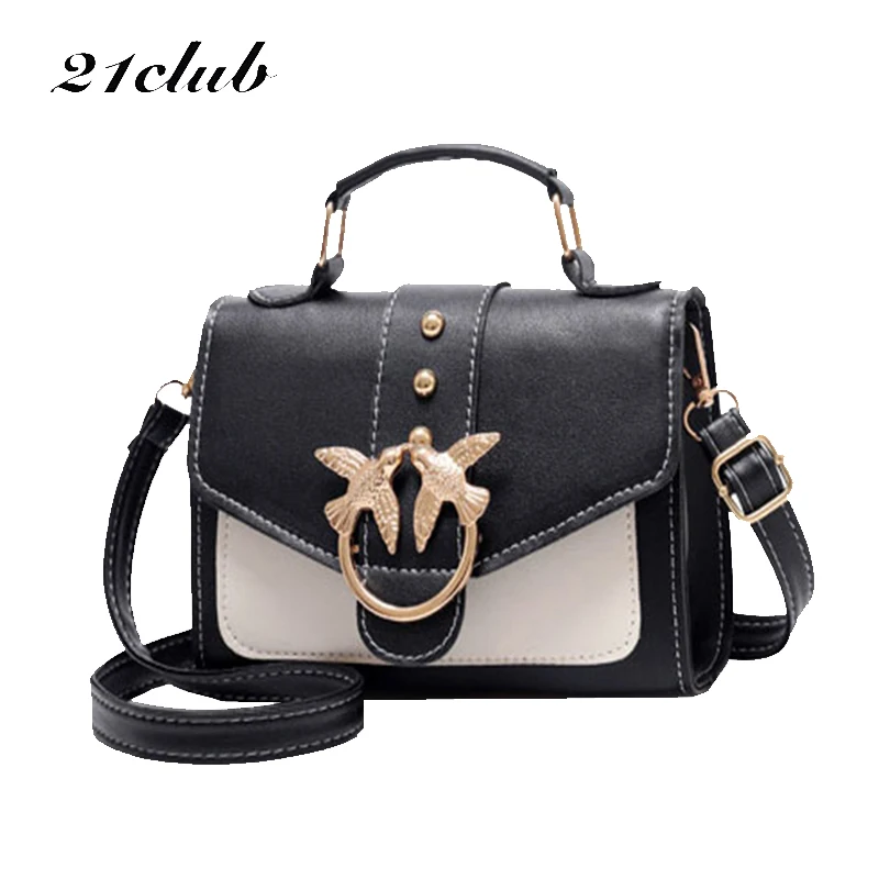 

21CLUB Brand Small Rivet Thread Fashion Ladies Totes Summer Style Womens' Pouch Shopping Party Women Shoulder Messenger Bags