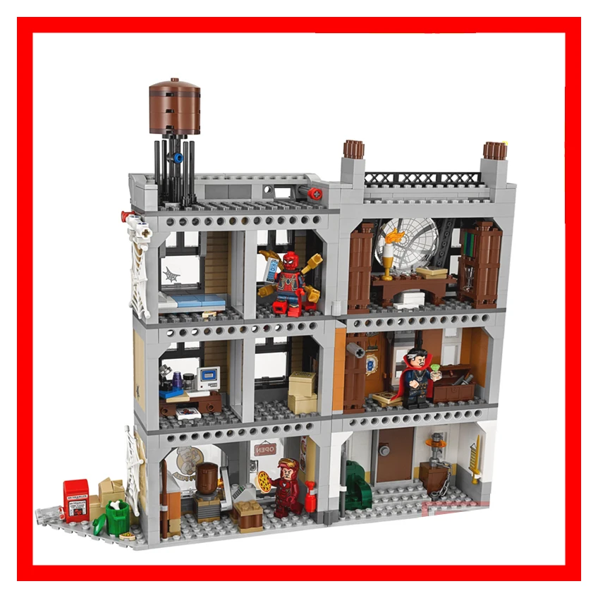 

Avengers Marveled Infinity War Super Sanctum Showdown Building Brick Block Toys Compatible with Legoings 76108