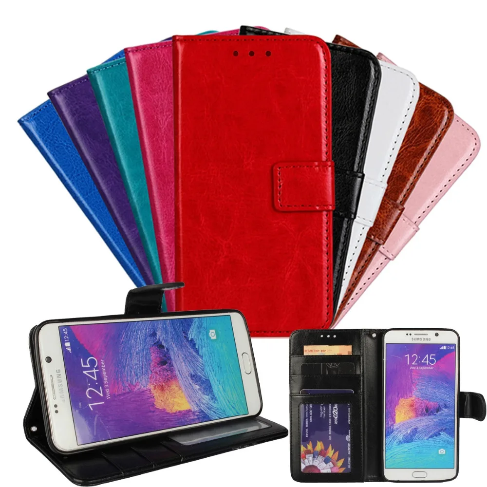 For Samsung Galaxy NOTE 5 Case Cover,New 2016 Luxury Flip Leather