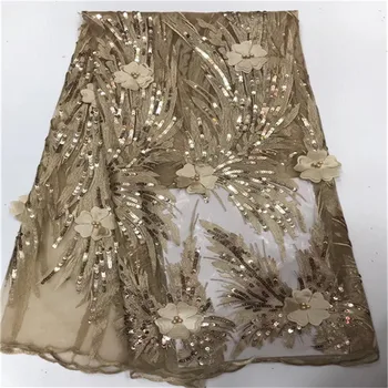 

african lace fabric 2019 high quality lace tulle lace fabric wholesale price nigerian lace fabrics for party dress