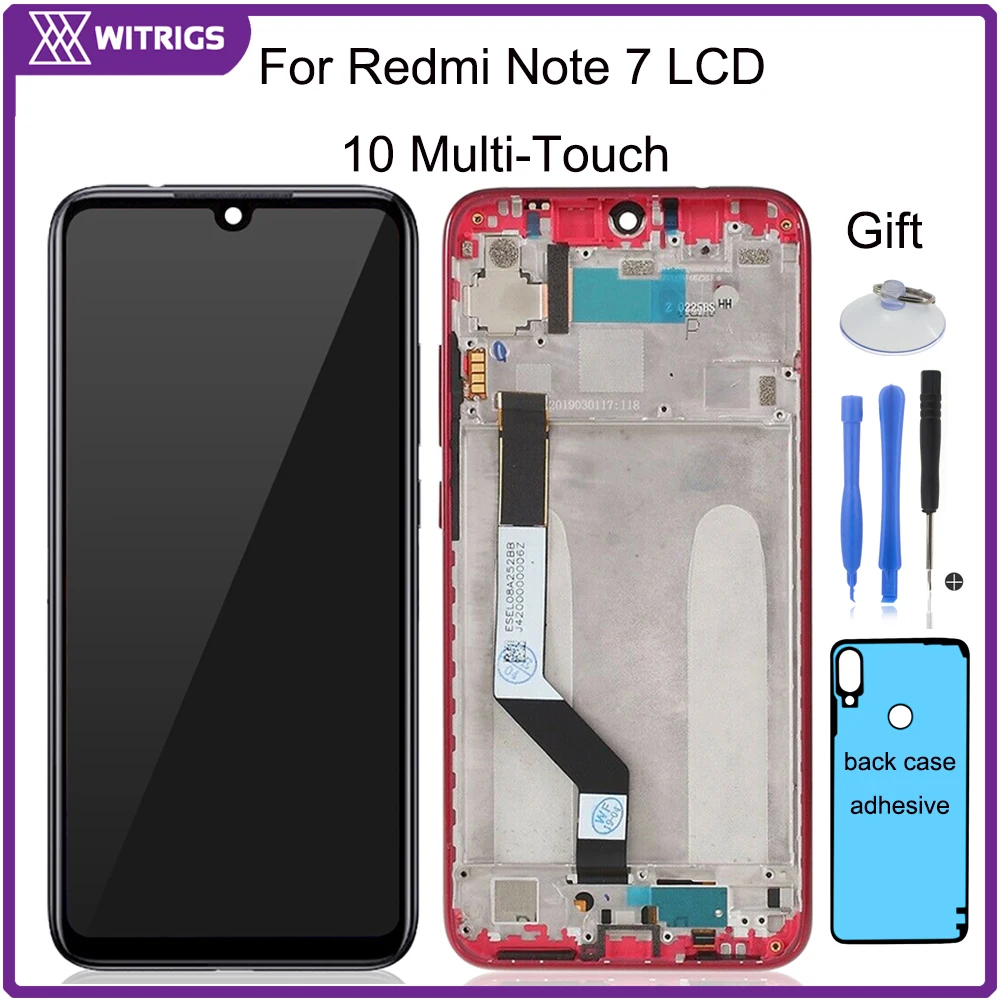 

10 Touch LCD For Xiaomi Redmi Note 7 LCD Display Touch Screen Digitizer Assembly Replacement Repair Parts for redmi note 7pro