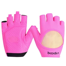 BOODUN Women Cycling Gloves Road Bike Gloves Sports Fitness Gloves Half Finger Anti Slip Gel Pad