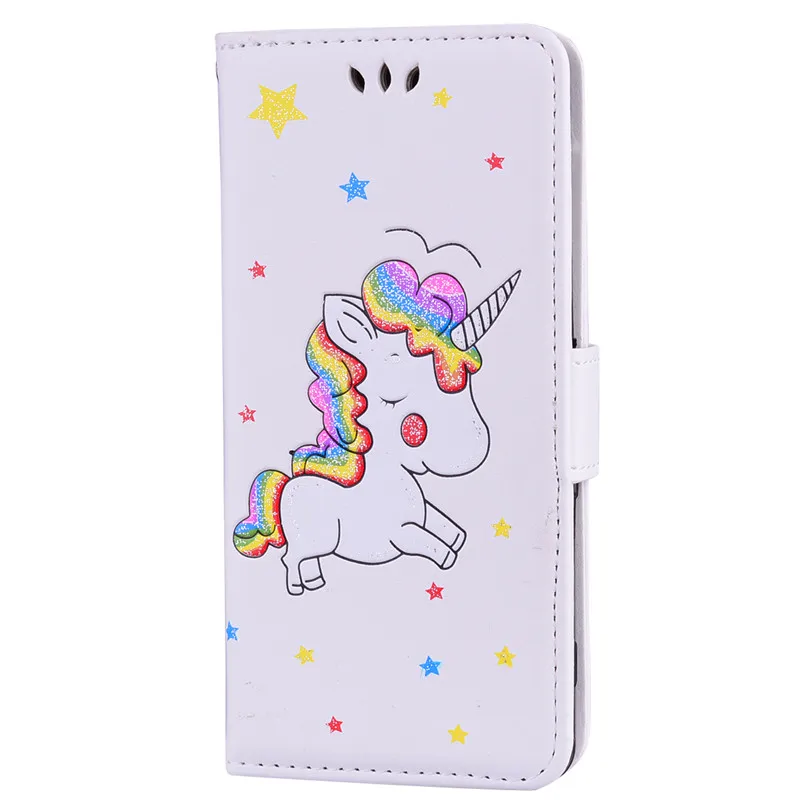 Чехол Wekays для Sony Xperia X F5122 F5121/XA F3112 F3113/XZ F8331 Кожаный флип + ТПУ мягкий милый