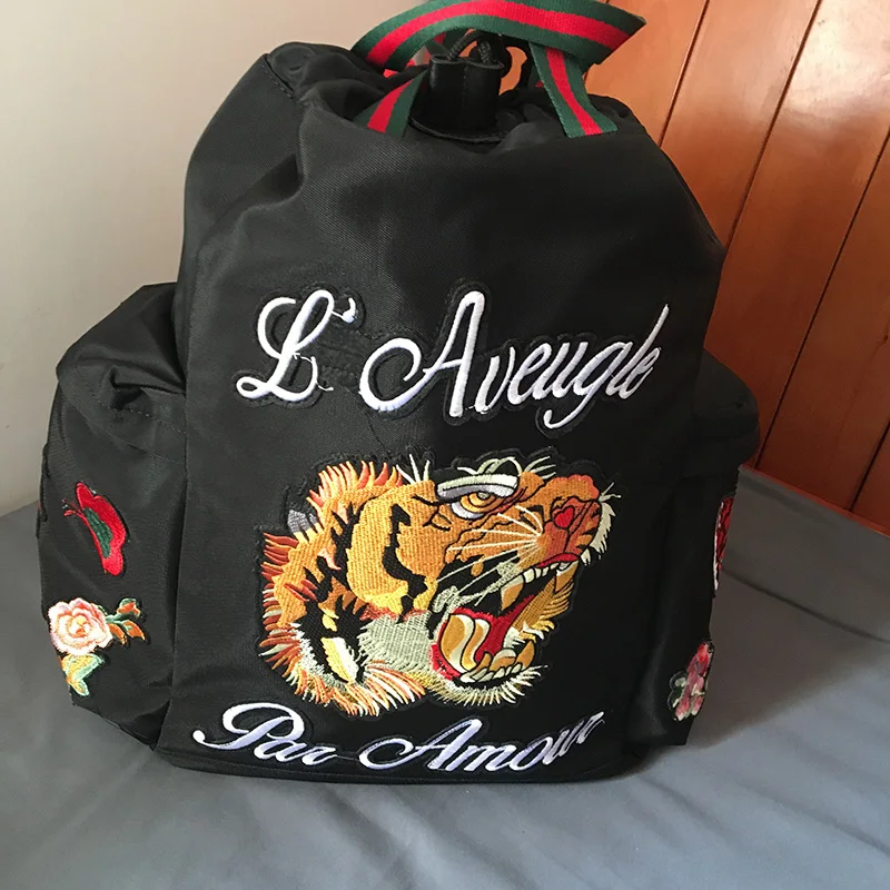 fashion embroidered tiger men backpacks designers brand male mochila feminina youtube backpacks mujer (3)