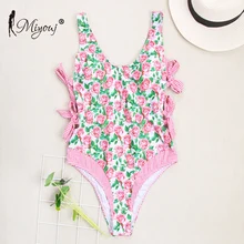 Miyouj, купальник, женский пляжный Модный Купальник, женский купальник, бикини с принтом, Женский Монокини, пуш-ап, цельный костюм