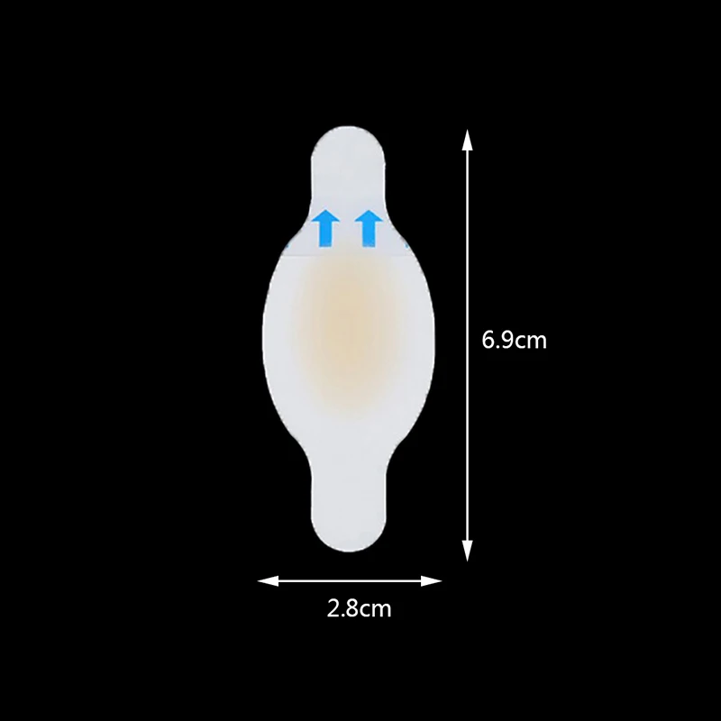 4 шт./лот, Гидроколлоидные рельефные пластыри, пластырь, защита для пятки, подушечки для женской обуви, стельки, 5 размеров