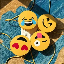 Girl Mini Cartoon Crossbody Cute Emoji Shoulder PU Messenger Bag Girls Kids Small Round Satchel Handbags for Children Gift Girl Mini Cartoon Crossbody Cute Emoji Shoulder PU Messenger Bag Girls Kids Small Round Satchel Handbags for Children Gift