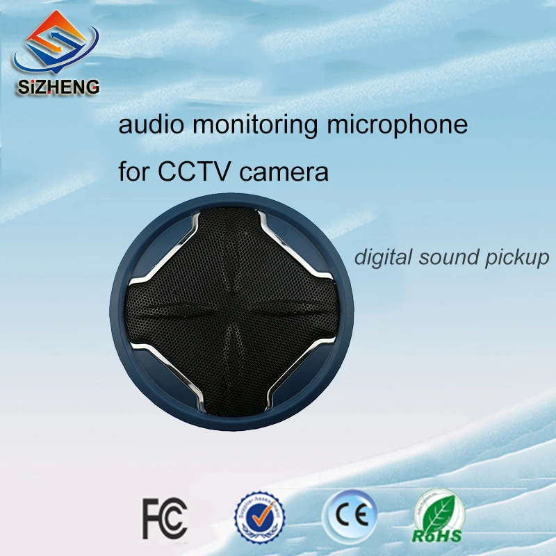 

SIZHENG MX-K10 Digital environment noise reduction audio microphone CCTV sound monitor for CCTV security system