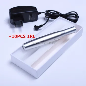 

Permanent Makeup Machine Kit For Eyebrow Lip/Designs permanent Makeup Tattoo Gun with 10pcs needles 1RL