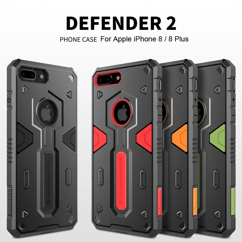 Чехол Nillkin Defender 2 для iPhone 8 роскошный противоударный чехол-накладка из ТПУ и